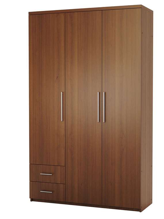 Шкаф трехдверный Мелодия МКЯ-32/1 105х45 орех