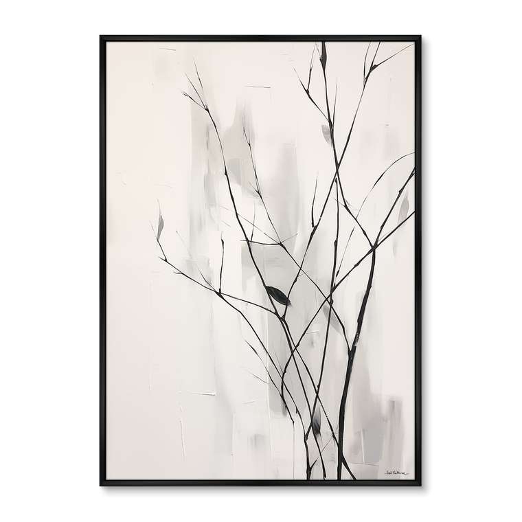 Репродукция картины Branches in the autumn, No 1, 2024г.