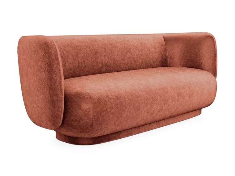 Диван Lucca L красного цвета