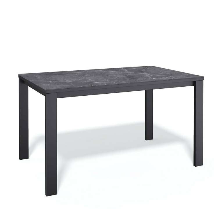 Раскладной обеденный стол BL130 черного цвета