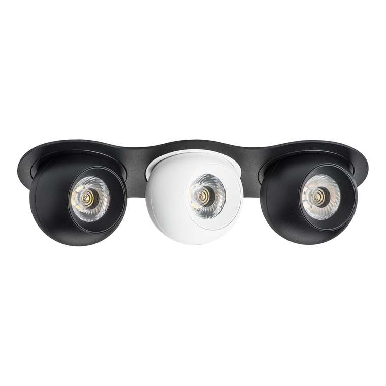Светильник INTERO LED 9W*3 850LM*3 24G ЧЕРНЫЙ 4000K (217637+217074+217064+217074)