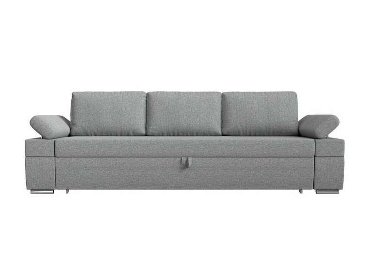 Прямой диван-кровать Канкун серого цвета