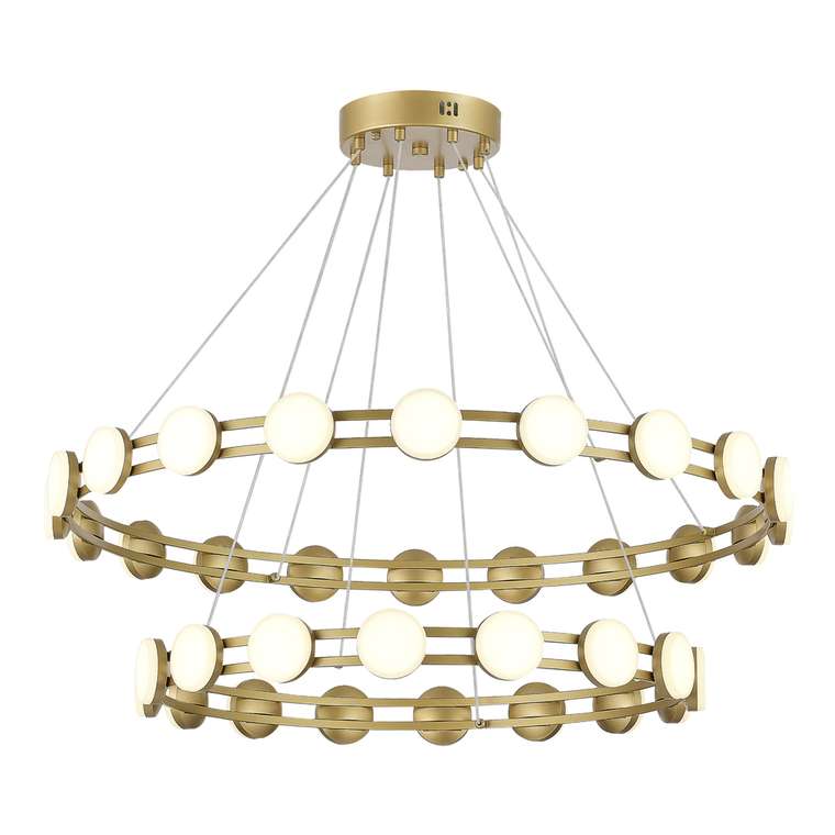 Светильник подвесной ST-Luce золотистый/белый LED 1*70W 4000K MONRO