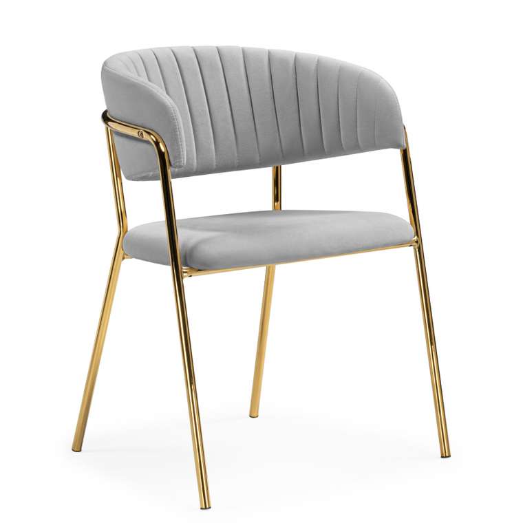 Обеденный стул Kamelia светло-серого цвета