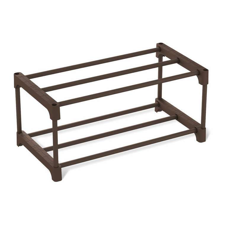 Полка для обуви SHT-SR3-P коричневого цвета