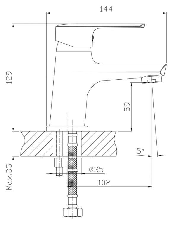 Смеситель Sofi для раковины