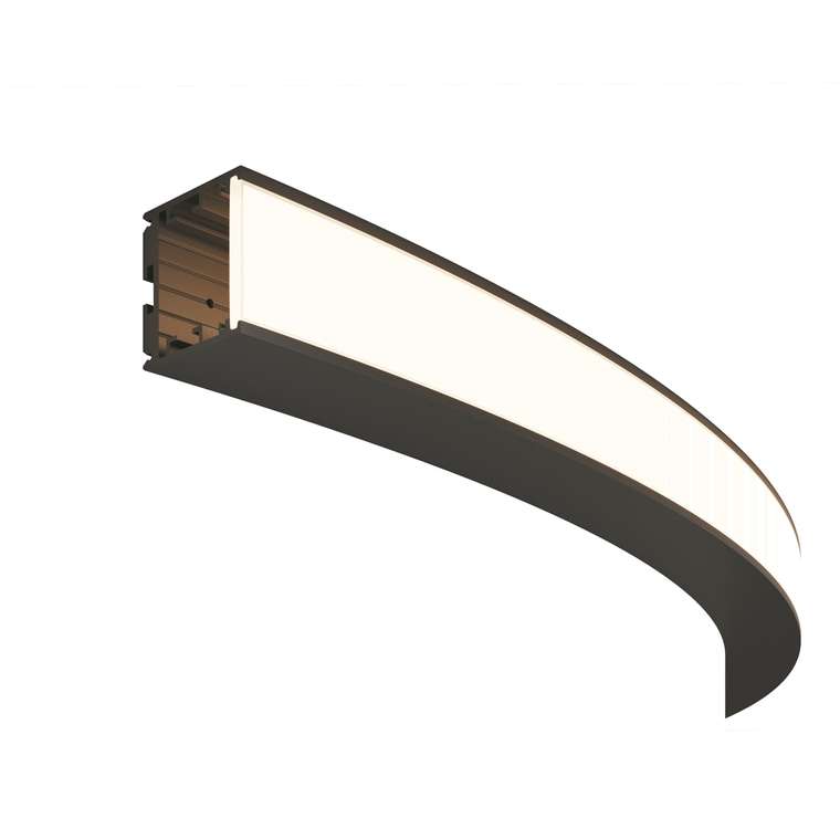 Комплектующие к светодиодной ленте Led Strip ALM-3535R-B-EX-90°-1.5M Радиусный профиль Led strip