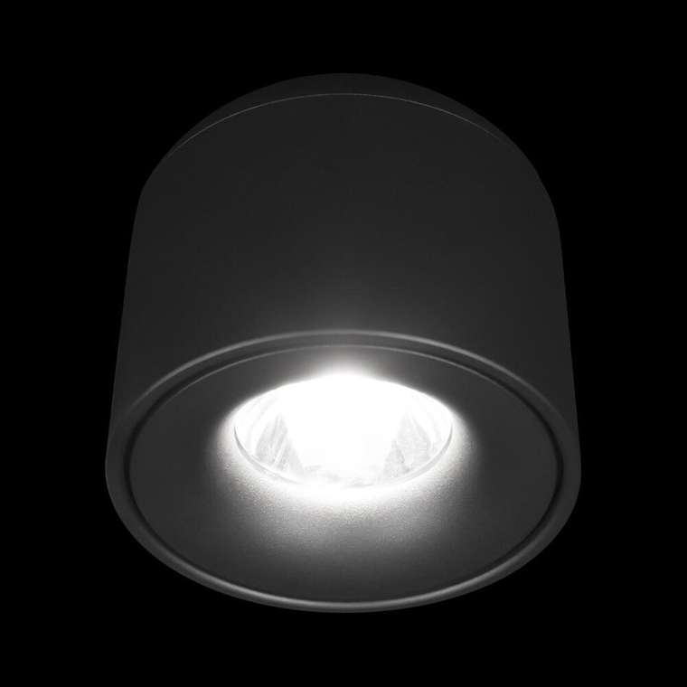 Накладной светильник Tictac 10219 Black 4000K (металл, цвет черный)