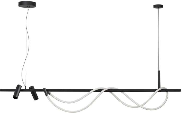 Подвесной светодиодный светильник 40W 1580Лм 4000K Odeon Light Corda 4391/40L гибкий неон