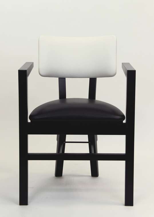 Кресло Eсlipse черно-белого цвета