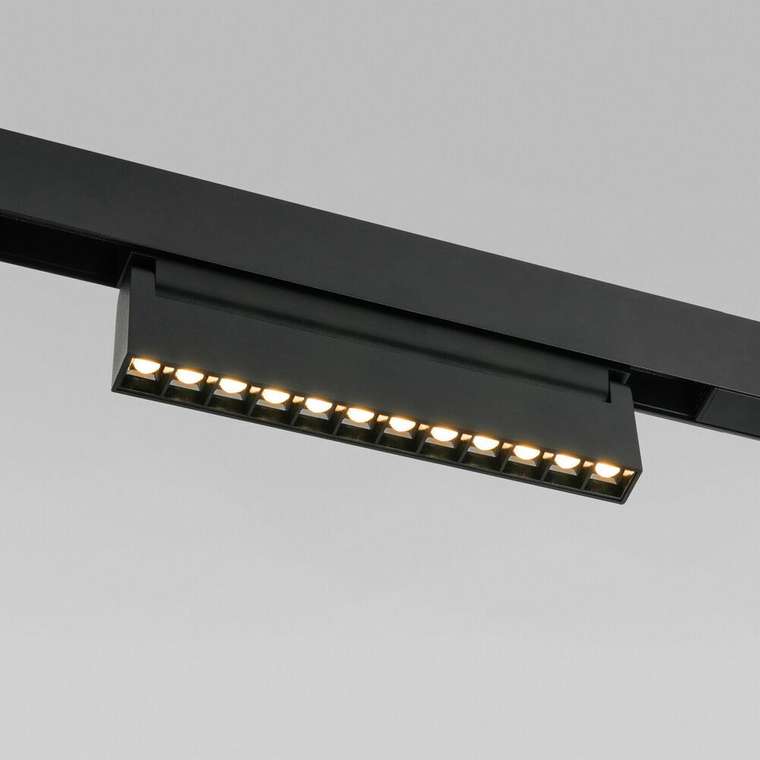 HL02 Трековый светильник 12W 3000K (черный) 85010/01 85010/01 Slim Magnetic 