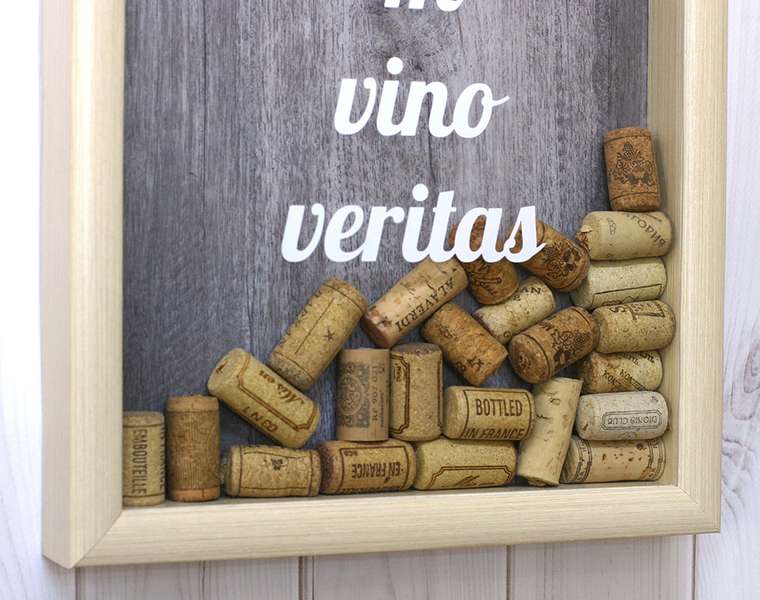Копилка для винных пробок "In vino veritas" (истина в вине)