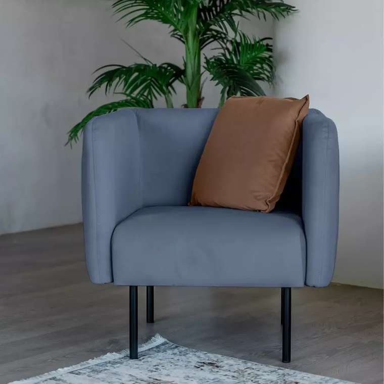 Кресло Рио синего цвета