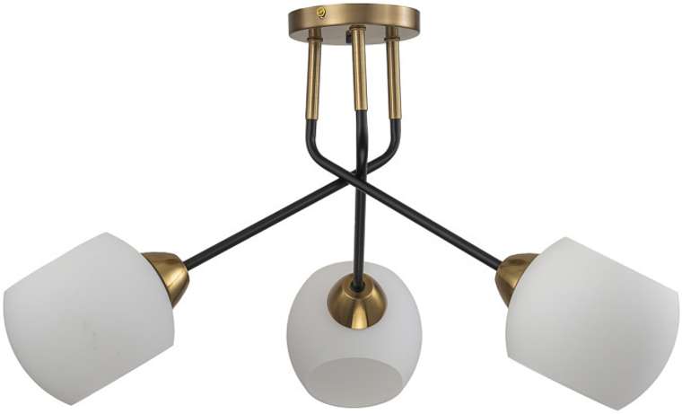 Потолочная люстра на штанге Escada Bond 2113/3P E27*40W Copper/Black