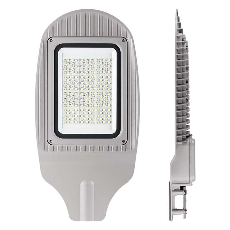Уличный консольный светильник LED Wolta Трасса ДКУ04-150-102-5К ШБ140х60 150Вт 5000К IP65 прозрачный