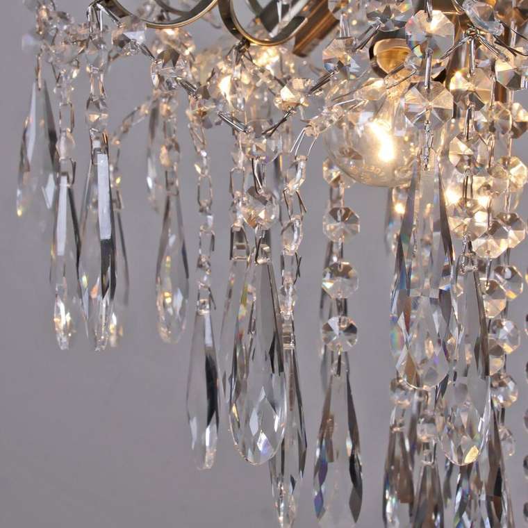 Хрустальная люстра 30300-0.3-800 AB (хрусталь, цвет прозрачный)