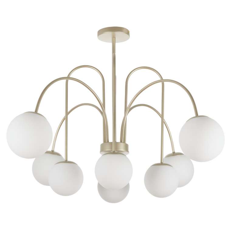 Потолочная люстра на штанге MyFar Cassia MR2351-8C шарики