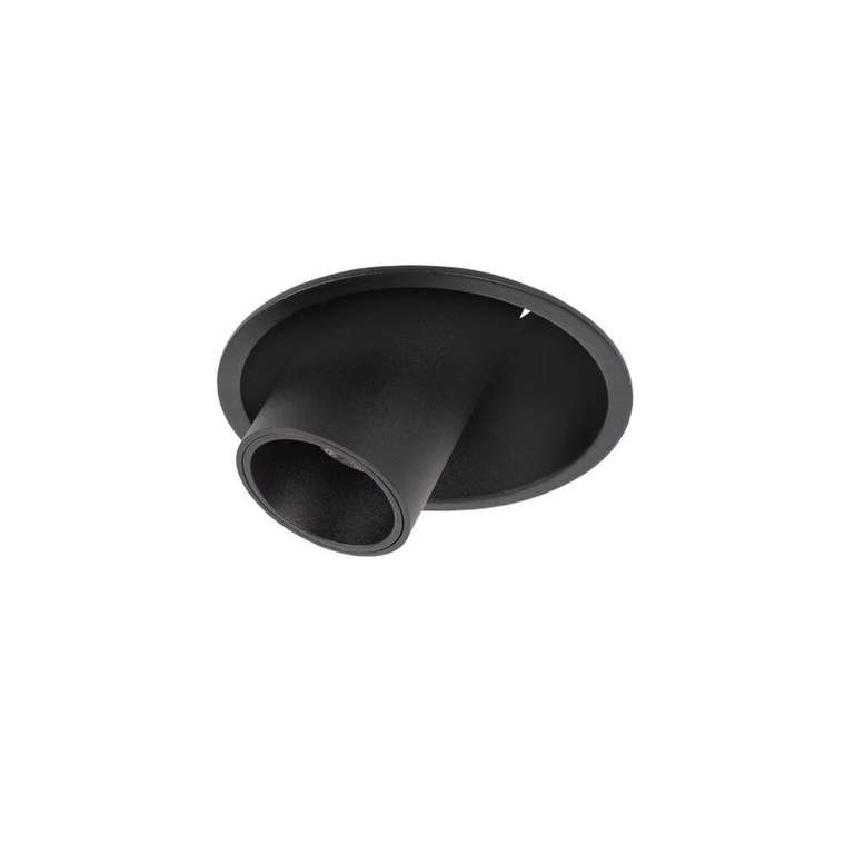 Встраиваемый светильник Lens 10322/A Black (металл, цвет черный)