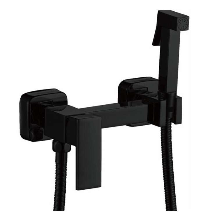 Гигиенический душ со смесителем Haiba HB5513-7, черный