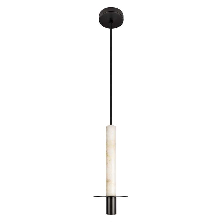 Подвесной светильник Montblanc 10475B Black (алебастр, цвет белый)