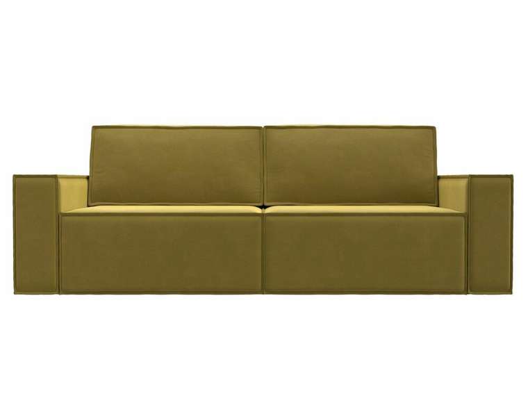 Прямой диван-кровать Куба желтого цвета