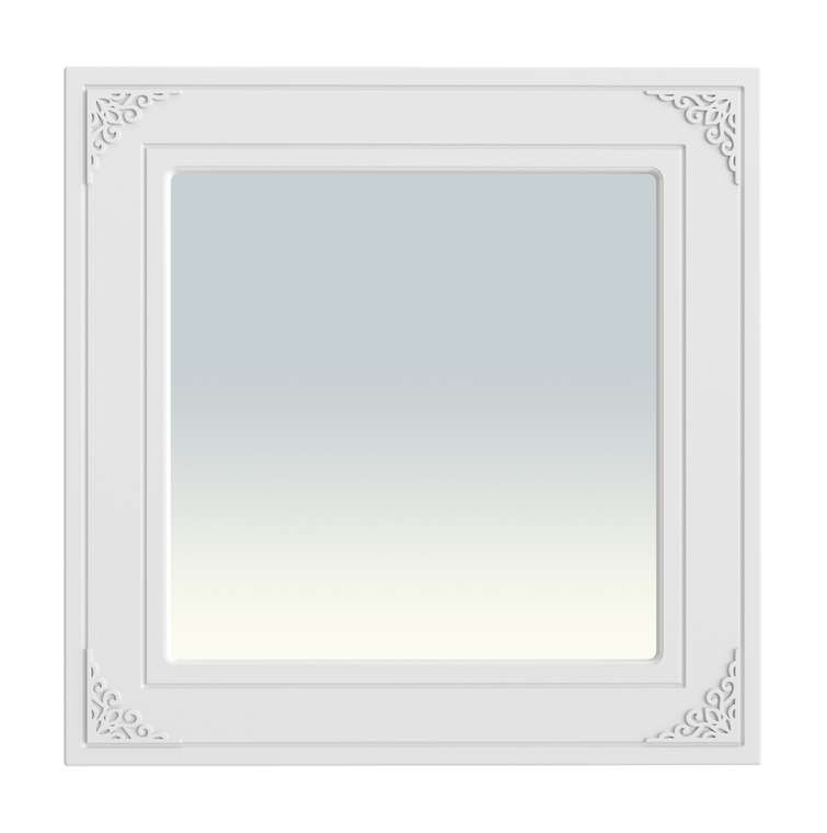 Настенное зеркало Ассоль АС-44 цвет белое дерево