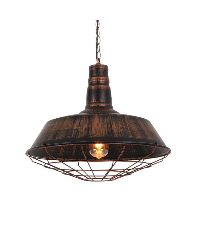 Подвесной светильник Arigio L черно-бронзового цвета
