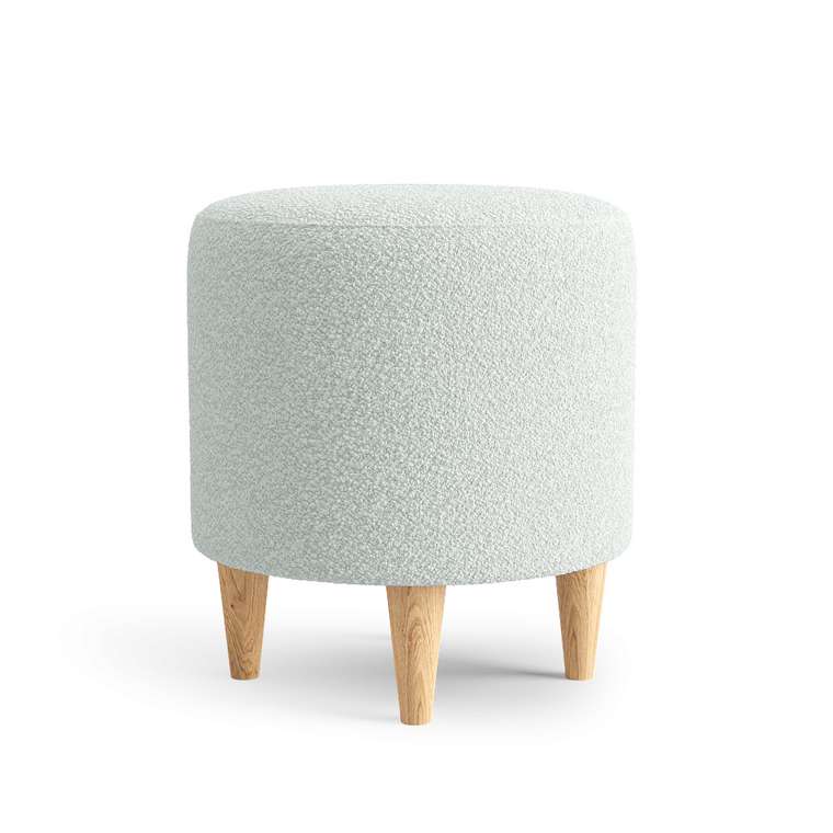 Пуф Нико Fluffy светло-серого цвета