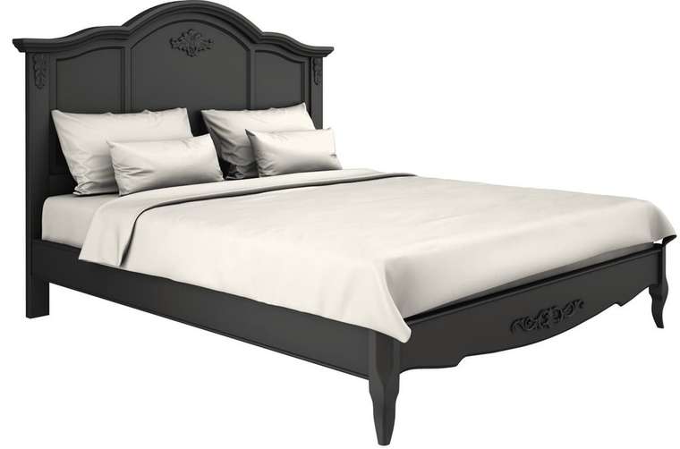 Кровать Akrata 180×200 черного цвета