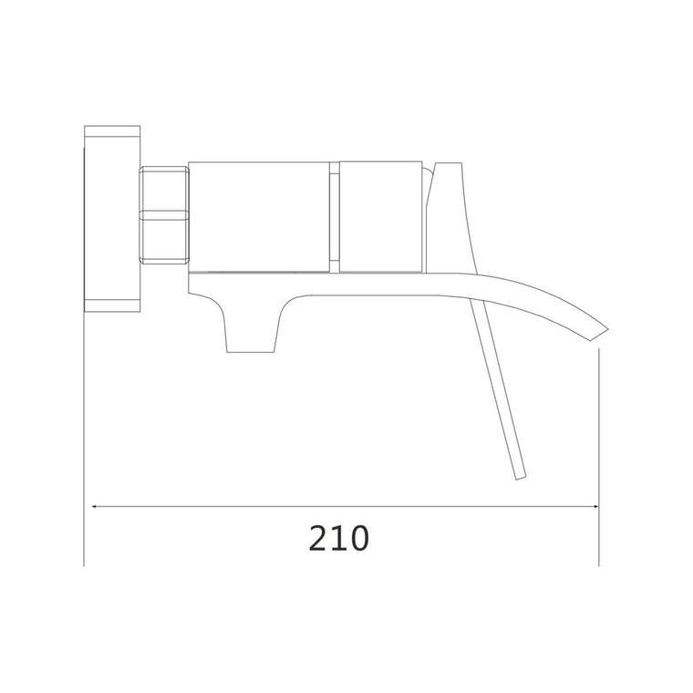 Смеситель для ванны Shevanik S4102, хром