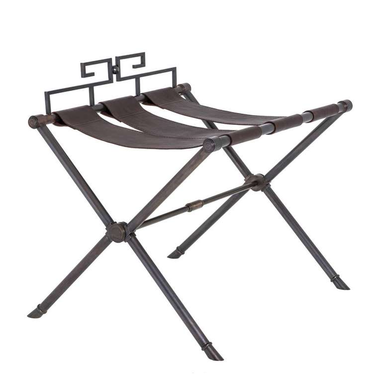 Складной стул Eichholtz Rack Alcazar из металла бронзового цвета