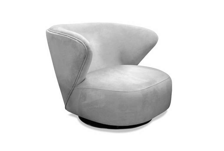 Кресло Kamila светло-серого цвета
