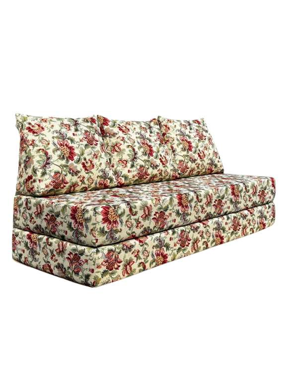 Бескаркасный диван Сказки Персии бежевого цвета