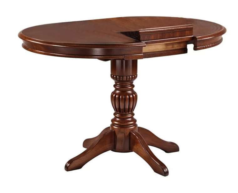 Раздвижной обеденный стол Margo 90 коричневого цвета