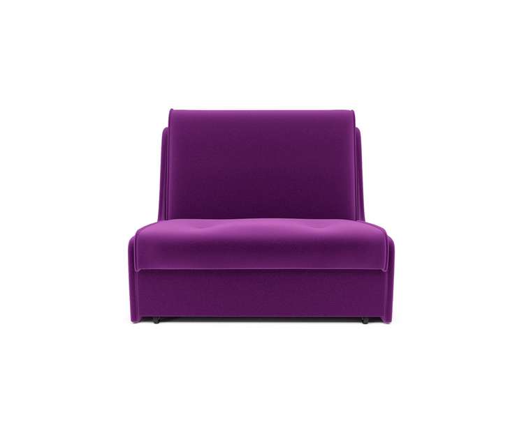 Прямой диван-кровать Аккордеон 2 фиолетового цвета