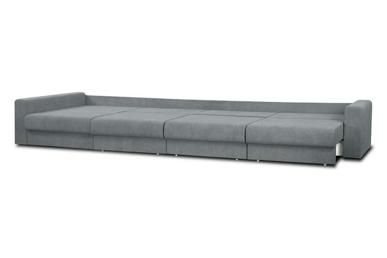 Угловой диван-кровать Модена серого цвета