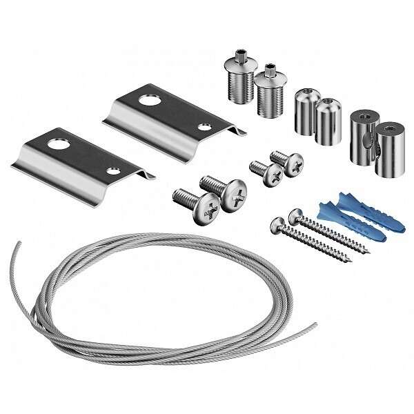 Подвес тросовый ElDeko HSBL_0058 для накладного шинопровода, серебристый