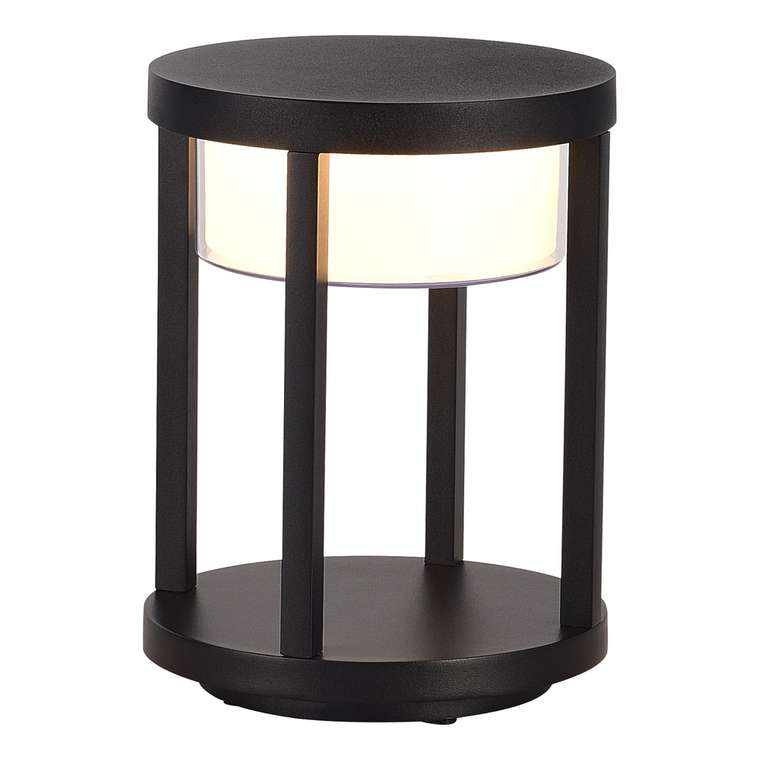 Светильник уличный напольный ST-Luce черный/черный LED 1*9W 3000K POKKO