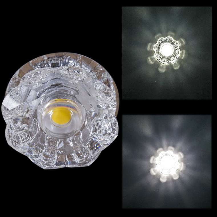 Встраиваемый светильник 09127-9.0-001T LED COB10W CR (цвет прозрачный)