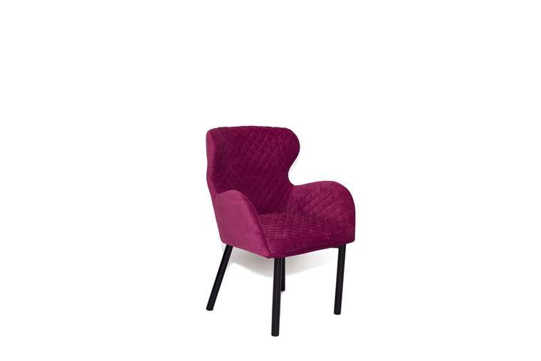 Дизайнерское кресло Nicoletta бордового цвета