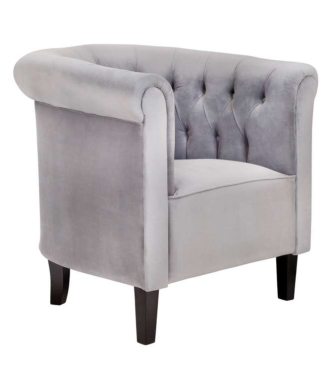 Кресло для дома Swaun grey серого цвета