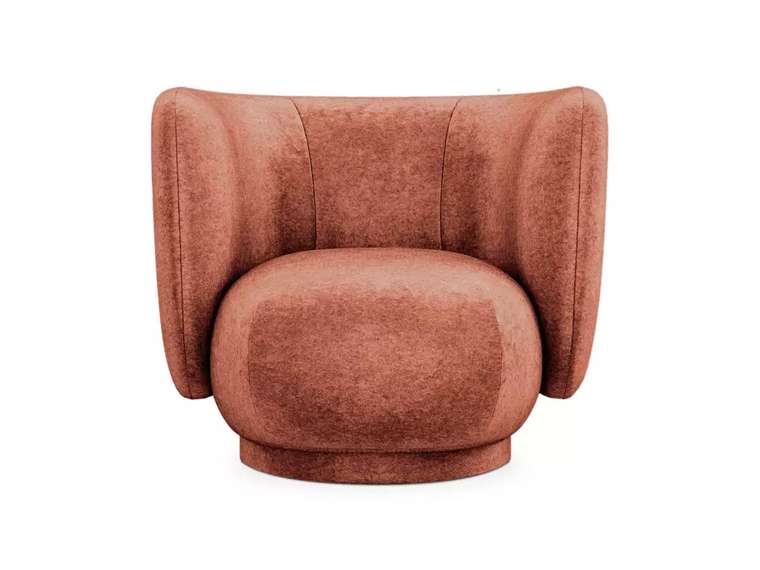 Кресло Lucca красного цвета 