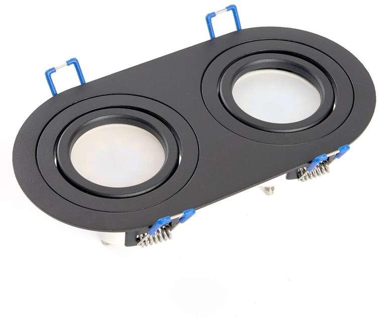 Светильник встраиваемый Feron DL2812 48459 50W G5.3 черный
