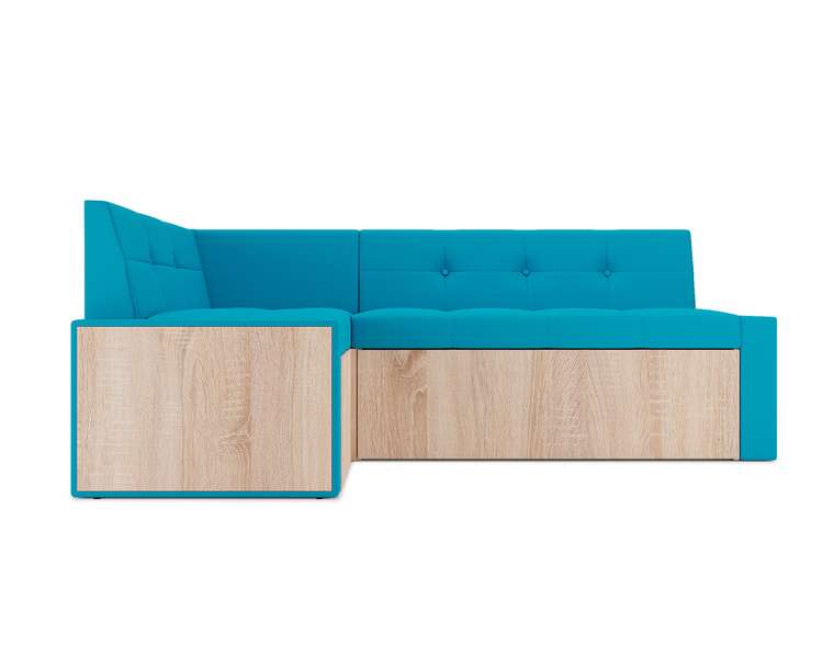  Угловой диван-кровать Таллин M светло-синего цвета левый угол 