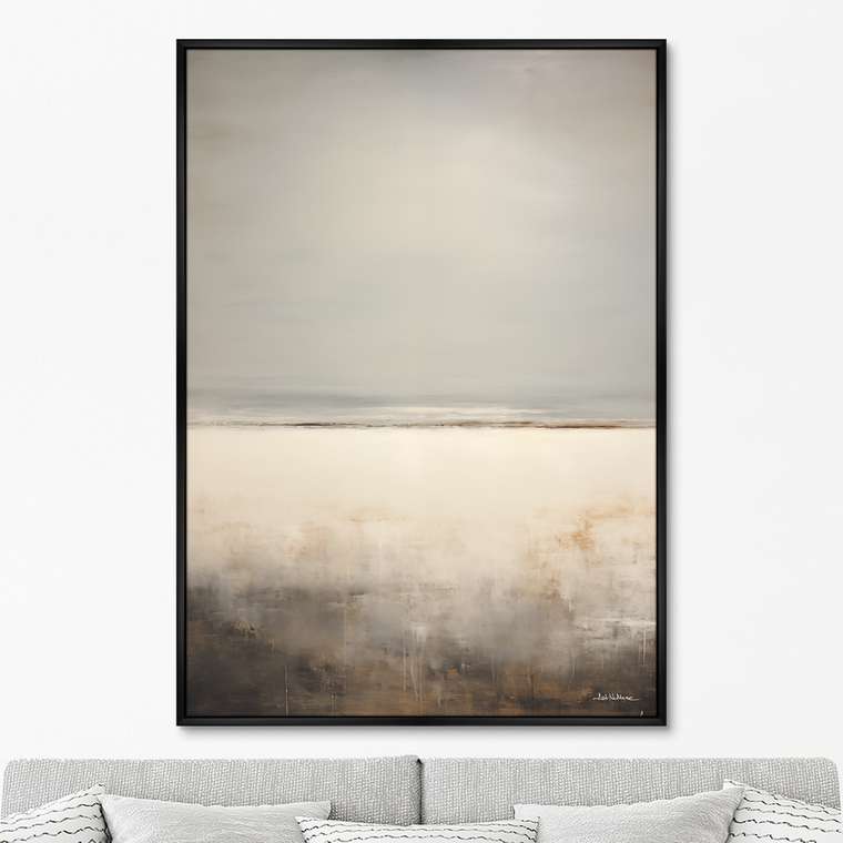 Репродукция картины Landscape collection, White and gray, 2024г.