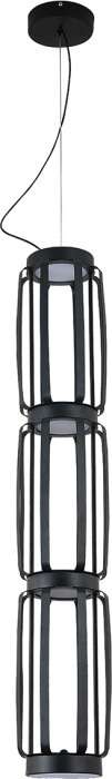 Подвесной светильник с пультом управления LED (14027/4P Black) Indigo Capsula V000159L