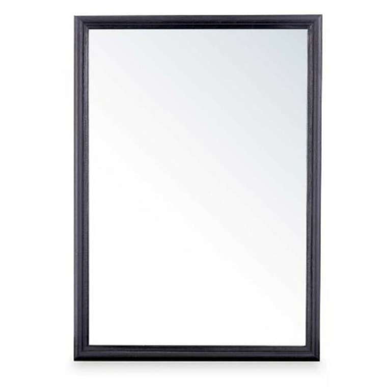 Настенное зеркало LM35-4-11 Чёрный 50 x 70 x 50 cm Деревянный Прямоугольный
