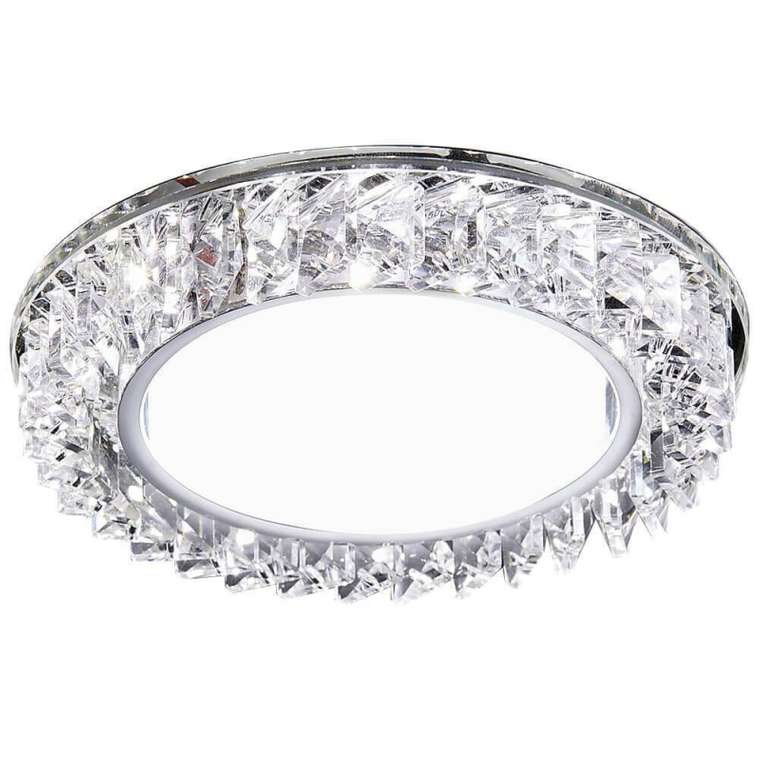 Встраиваемый светильник GX53 LED G255 CH (стекло, цвет прозрачный)