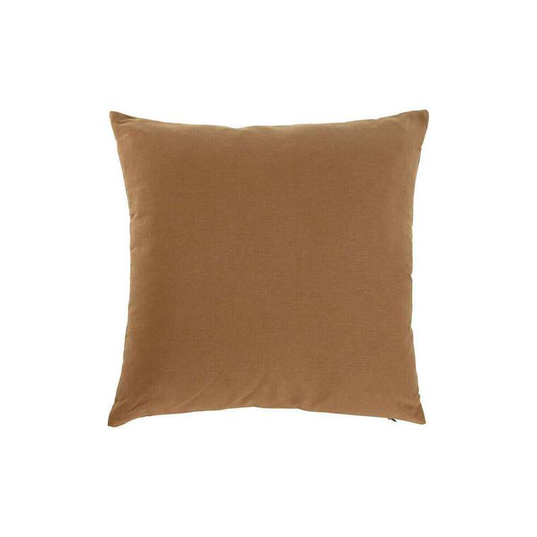 Декоративная подушка Boho 45x45 коричнево-терракотового цвета