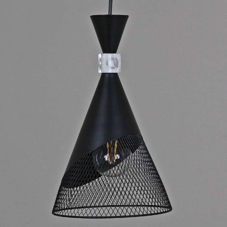 Подвесной светильник 03207-3.9-01 BK (металл, цвет черный)